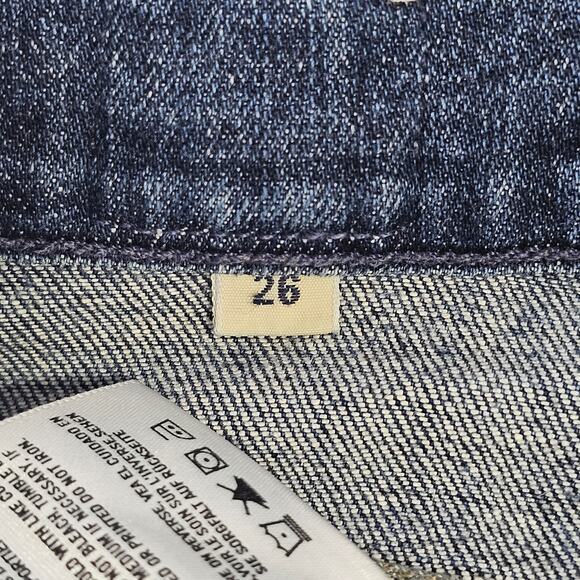 Citizens of Humanity Emerson Slim Boyfriend Jeans Size 26 Straight Distressed - Picture 8 of 11